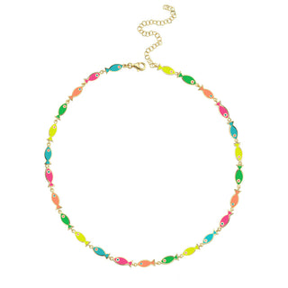 NEON FISH CHOKER