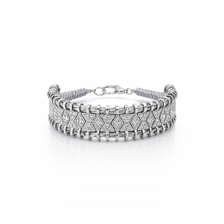 Riviera Silver Bracelet - ELEGANT GIRLS