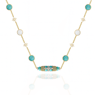 IMPERIAL TURQUOISE STARS NECKLACE
