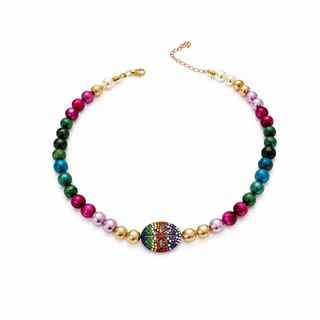 Rainbow Viora Bloom Choker - ELEGANT GIRLS