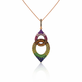 Vortex Rainbow Necklace - ELEGANT GIRLS