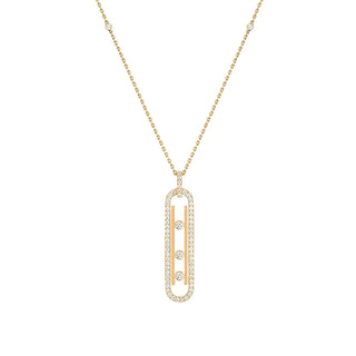 GOLD MOVE 10TH PM NECKLACE
