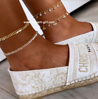 GOLD RAIN ANKLET