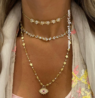 MULTI DIAMOND CHOKER