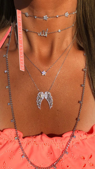 ELEGANT FLOWER NECKLACE