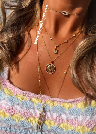 GOLD MOVE 10TH PM NECKLACE