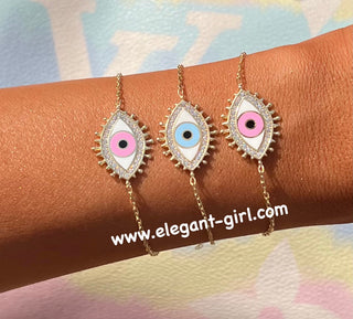 PURE PINK EYE BRACELET