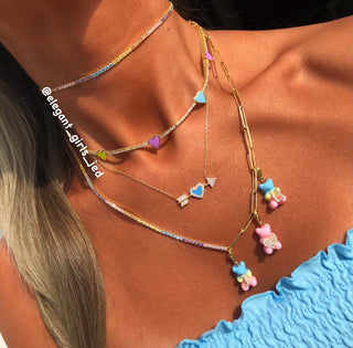 PASTEL STONES CHOKER