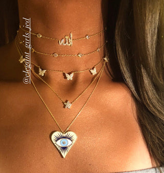 ELEGANT FLOWER NECKLACE