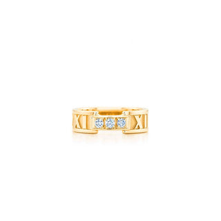 GOLD ATLAS DIAMOND RING - ELEGANT GIRLS