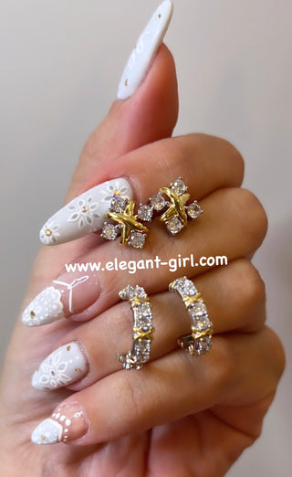 SCHLUMBERGER SMALL HOOP EARRING