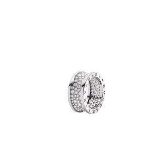 SILVER B ZERO DIAMOND RING