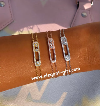 CLASSIC MOVE DIAMOND ROSE BRACELET