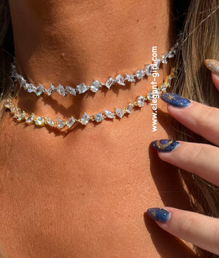 MULTI DIAMOND CHOKER