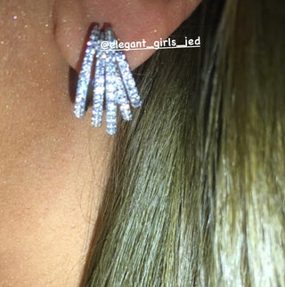 THE DIAMOND SMALL LAYERS EARRING