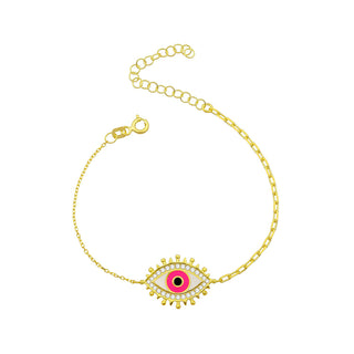 PURE HOT PINK EYE BRACELET