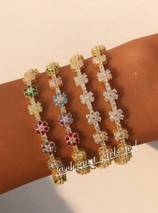 GOLD FLOWERS BRACELET