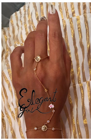 ROSE DES VENTS HAND CHAIN