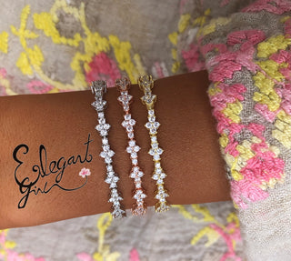 NEW DIAMOND SHAPE BRACELET GOLD