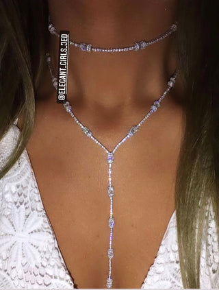 THE VERY ELEGANT SET CHOKER & NECKLACE