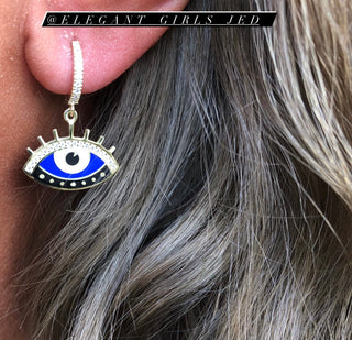 BLACK EYE LOVE  EARRING