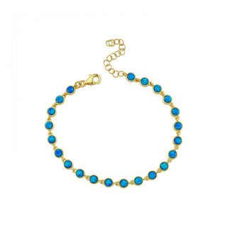 BLUE FIRE OPAL BRACELET