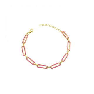 COLORS  ENAMEL LINK BRACELET