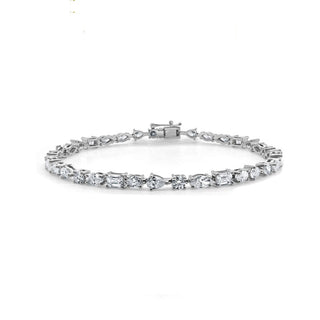 THE DIAMOND SILVER STONES BRACELET