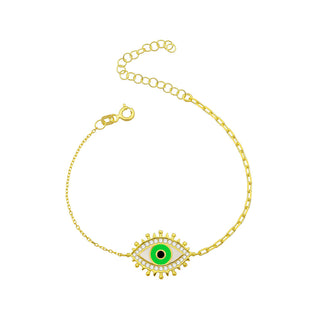 PURE NEON GREEN EYE BRACELET