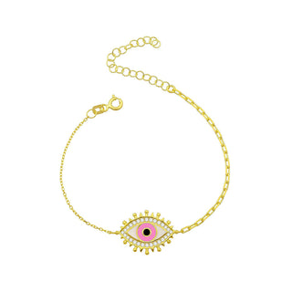 PURE PINK EYE BRACELET