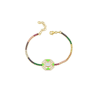 NEON GREEN DECOART BRACELET