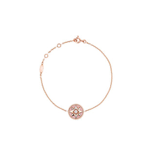 PINK ROSE DES VENTS IN PINK GOLD BRACELET