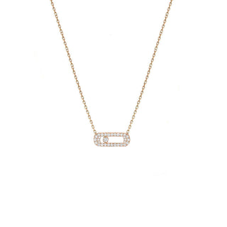 SQUARE ROSE UNO MOVE NECKLACE