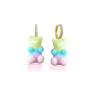 MULTI COLOR BEAR CANDY EARRING