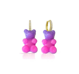 MULTI COLOR BEAR CANDY EARRING