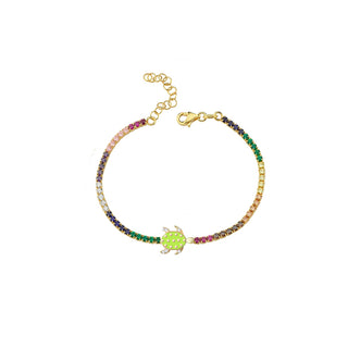 TURTLE TENNIS BRACELET